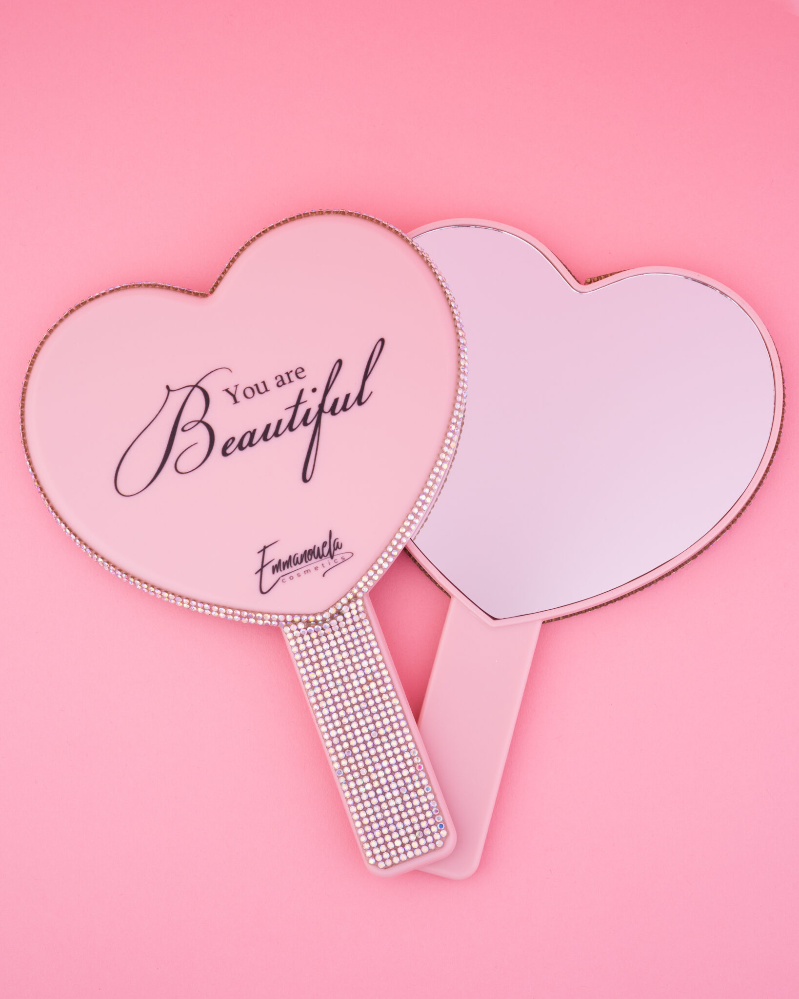 PINK GLAM HAND MIRROR